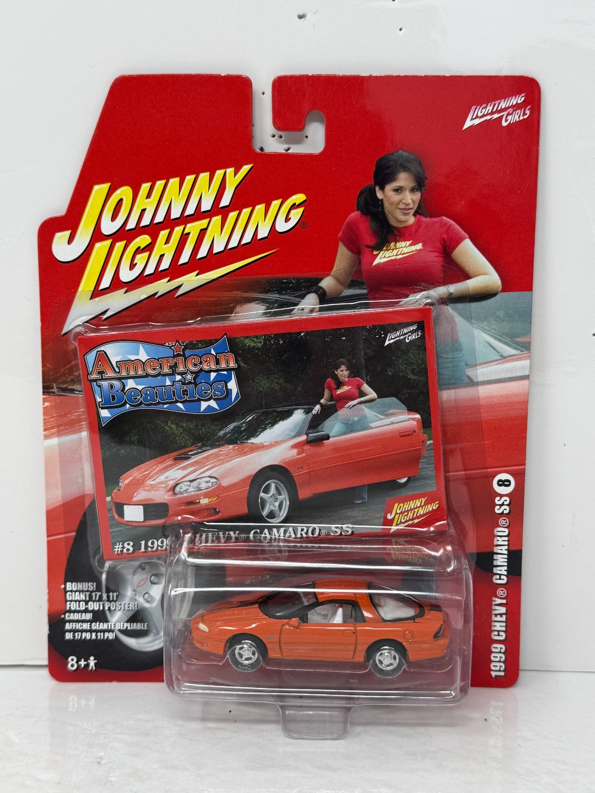 Johnny Lightning American Beauties 1999 Chevy Camaro SS 1:64 Diecast