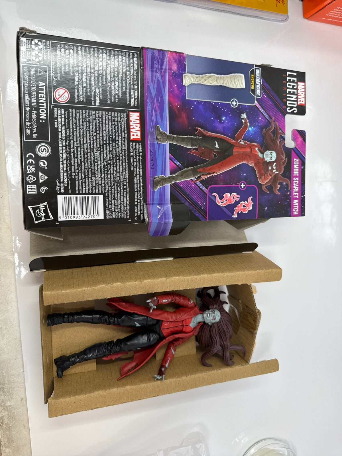 Marvel Legends What If... Zombie Scarlet Witch Action Figure NO BAF Piece