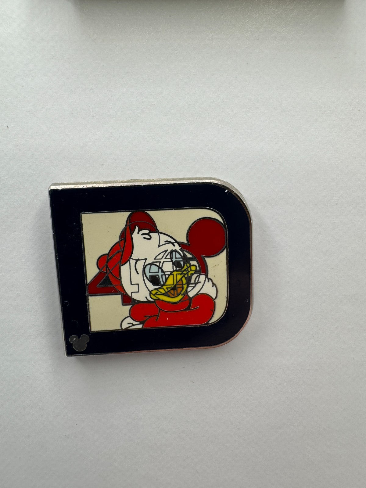 WDW Disney Huey Retro Classic D Hidden Mickey Trading Pin DC2S10