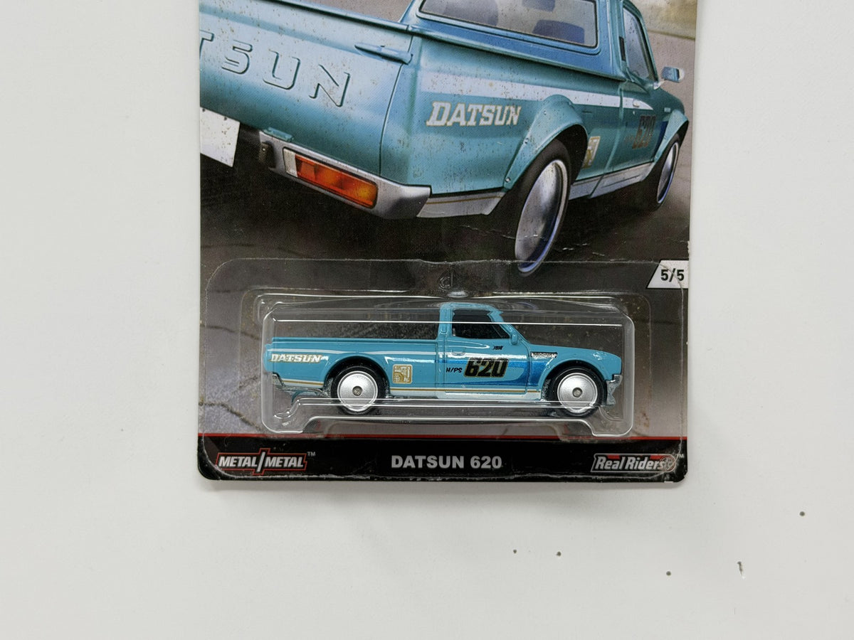 Hot Wheels Trucks Datsun 620 1:64 Diecast Real Riders