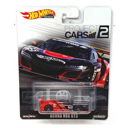 Hot Wheels Premium Project Cars 2 Acura NSX GT3 1:64 Diecast