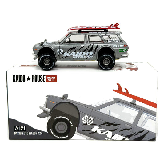 Kaido House Mini GT Datsun 510 Wagon 4x4 Offroad V1 1:64 Diecast