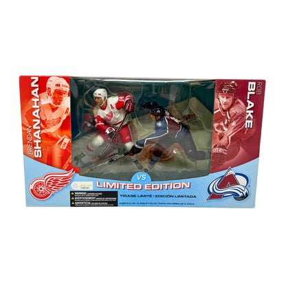 McFarlane NHL Brendan Shanahan Red Wings vs. Rob Blake Avalanche 2-Pack Figure