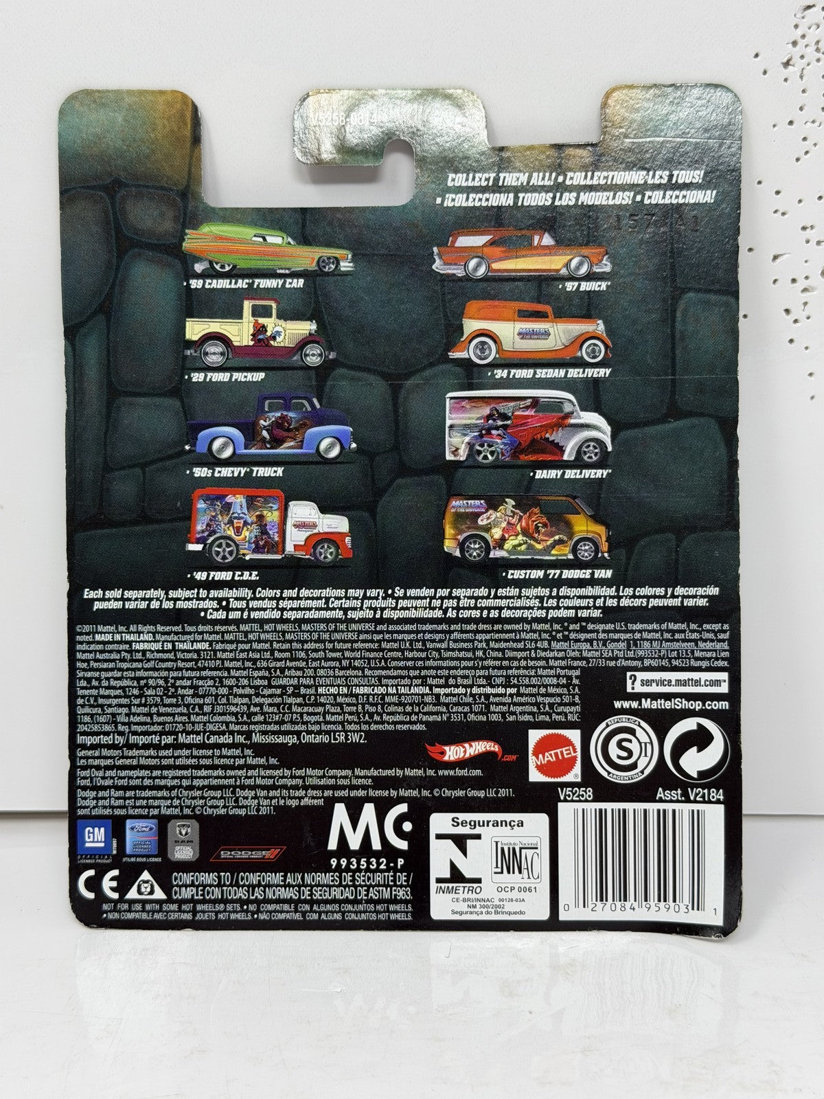 Hot Wheels Masters of the Universe Dairy Delivery 1:64 Diecast Real Riders