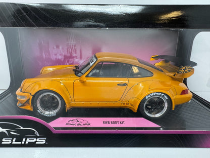 Jada Pink Slips Porsche 911 RWB Body Kit Orange 1:18 Diecast