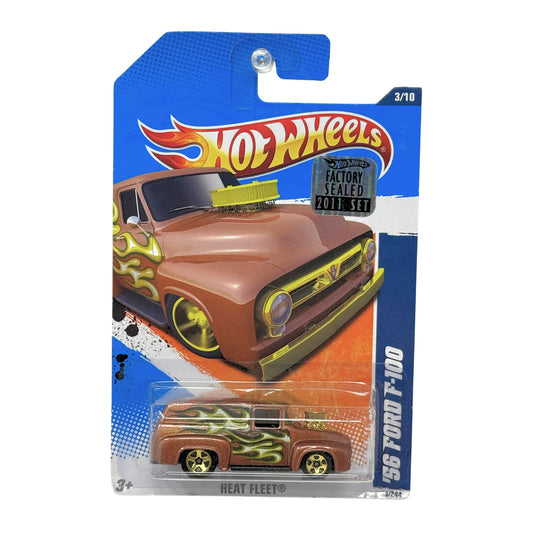 Hot Wheels Heat Fleet 1956 Ford F-100 1:64 Diecast Factory Sealed