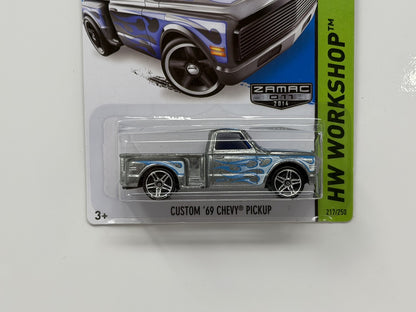 Hot Wheels ZAMAC HW Workshop Custom 1969 Chevy Pickup 1:64 Diecast