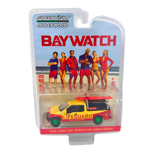 Greenlight Hollywood Baywatch 2016 Ford F-150 Emerald Bay CHASE 1:64 Diecast