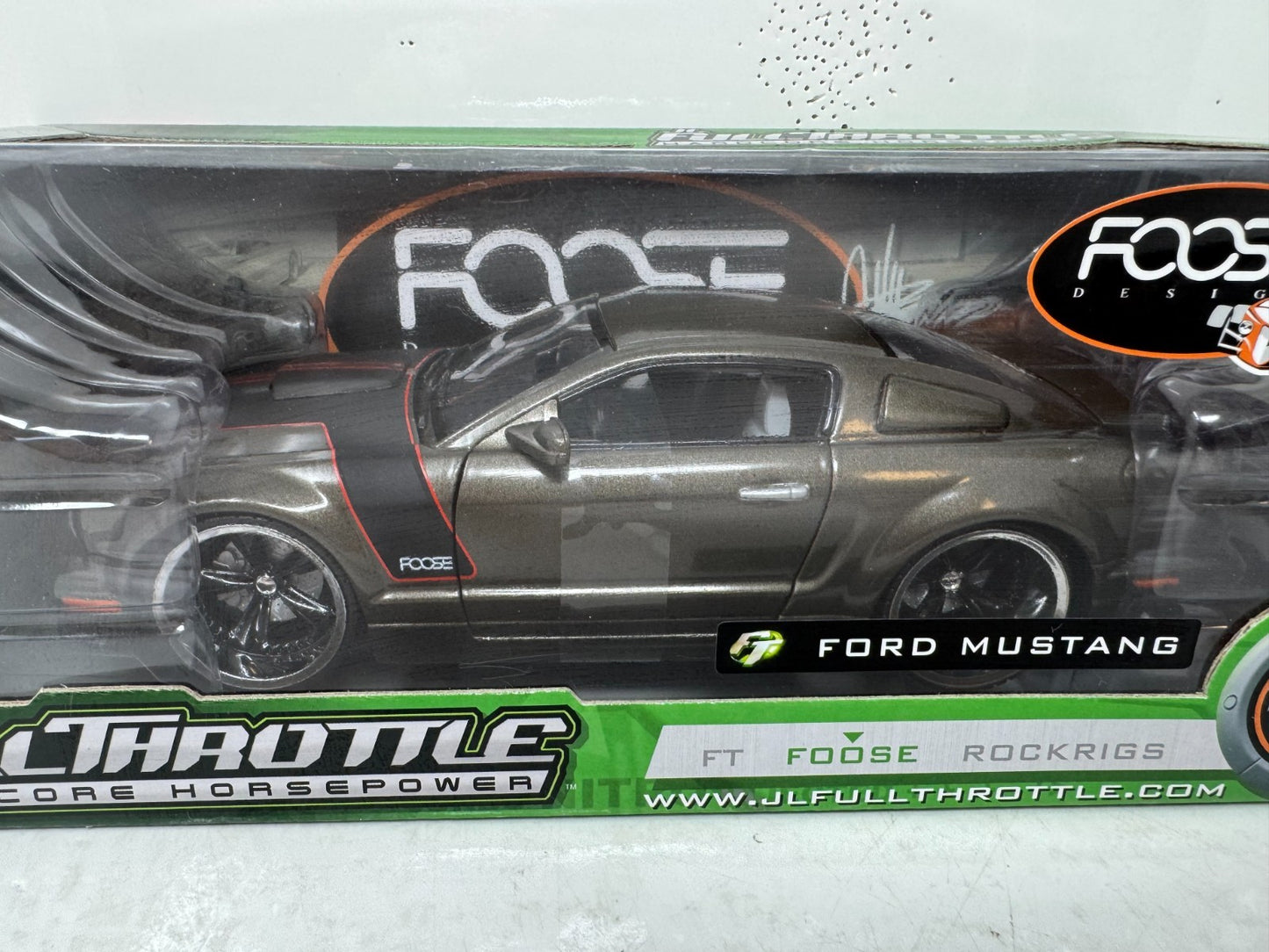 JL Full Throttle Foose Design Ford Mustang 1:18 Diecast