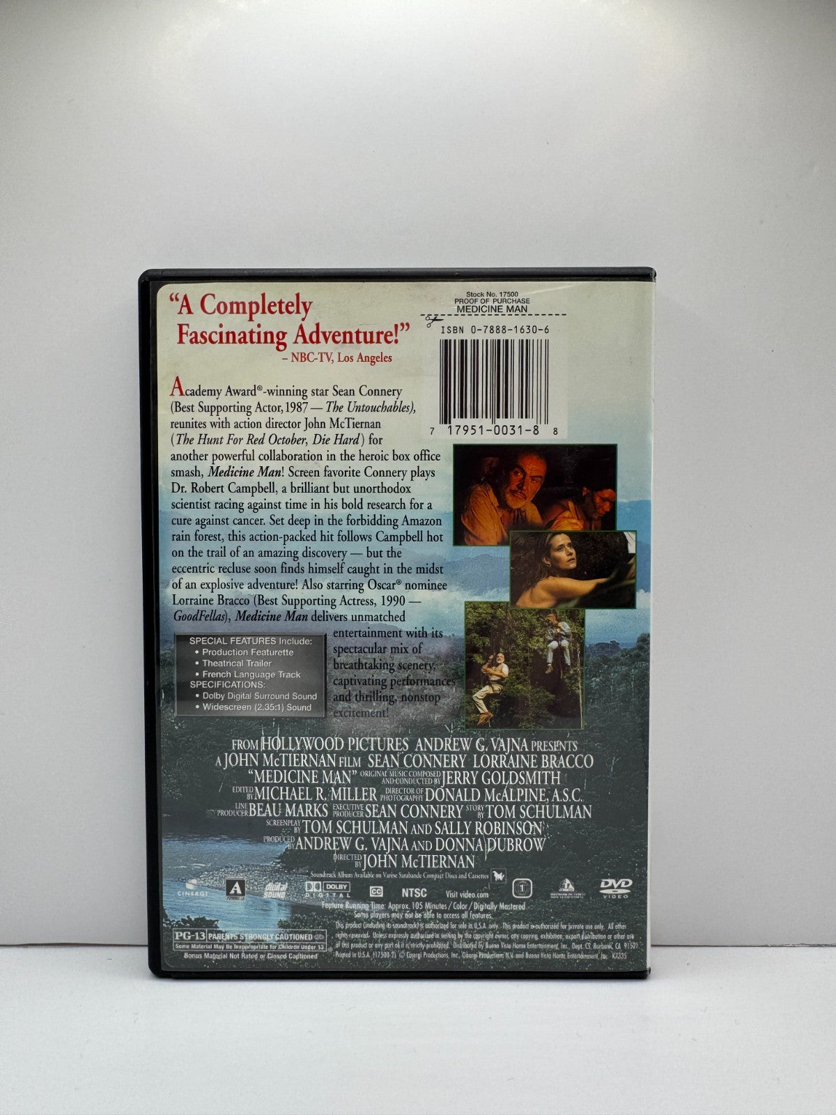Medicine Man (DVD) Sean Connery Drama