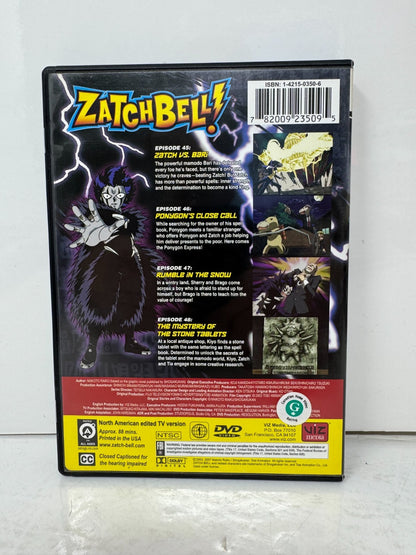 Zatch Bell, Vol. 12: Rumble in the Snow (DVD) Anime Good Condition!!!