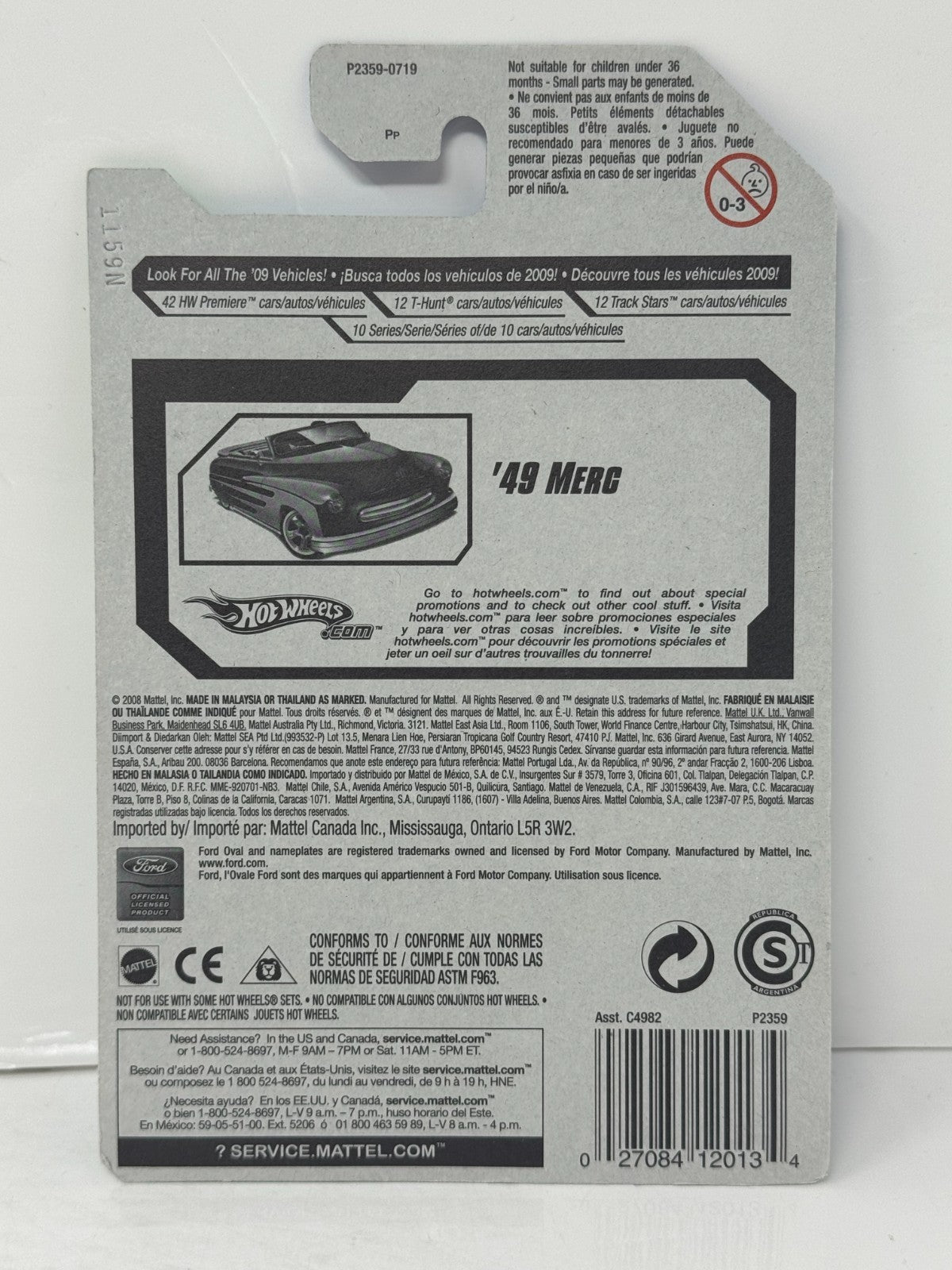 Hot Wheels Treasure Hunt 1949 Merc 1:64 Diecast