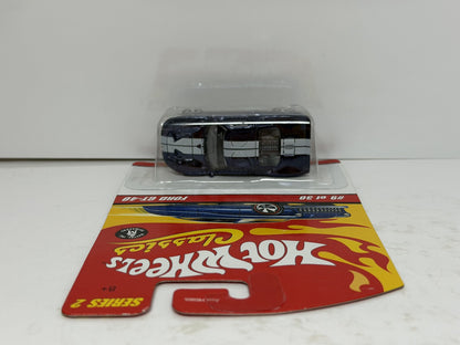 Hot Wheels Classics Series 2 Ford GT-40 1:64 Diecast Dark Blue