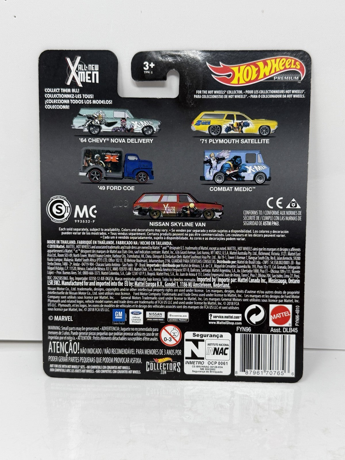 Hot Wheels Premium All-New X-Men Nissan Skyline Van 1:64 Diecast Real Riders