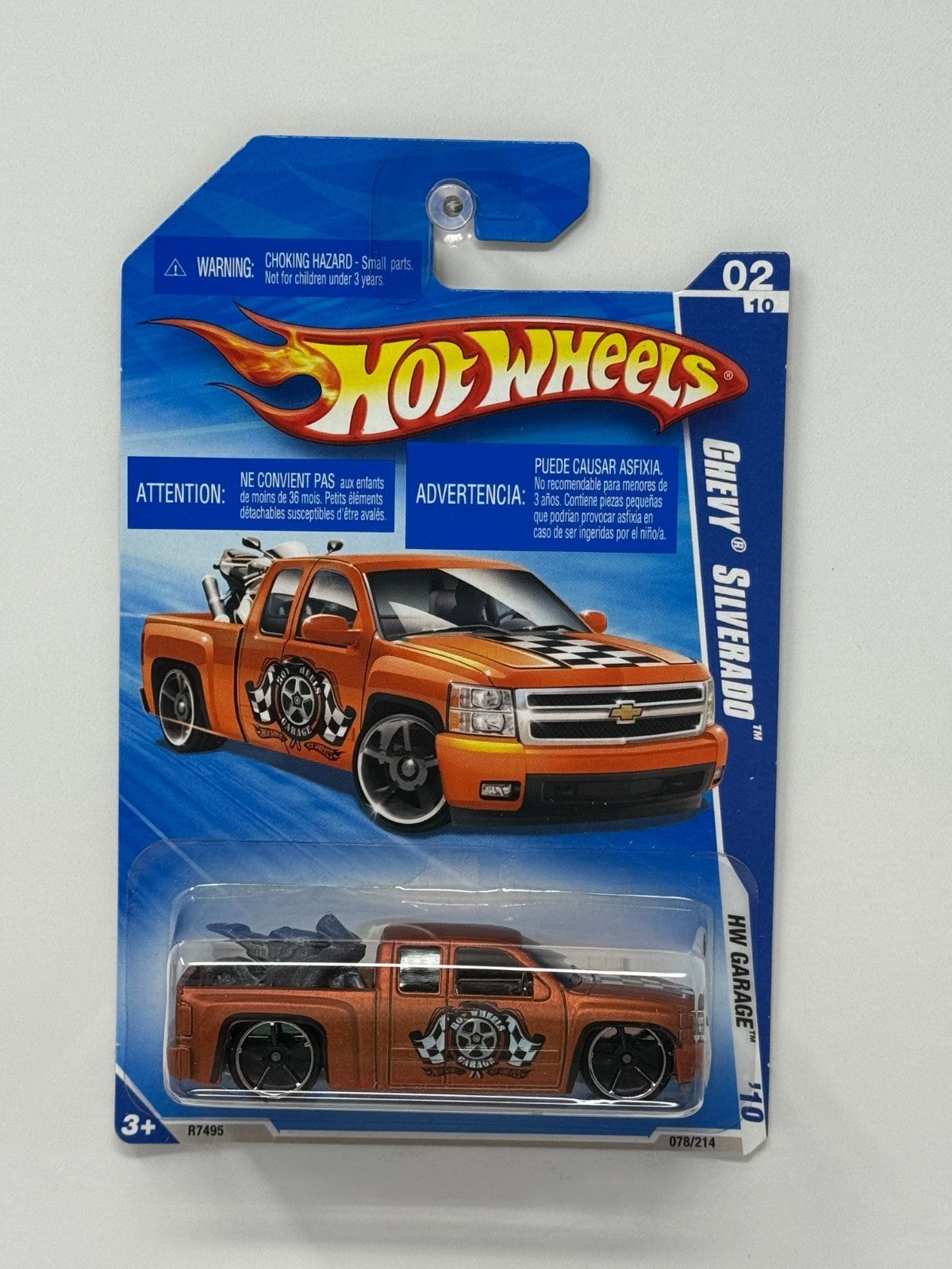 Hot Wheels HW Garage Chevy Silverado 1:64 Diecast