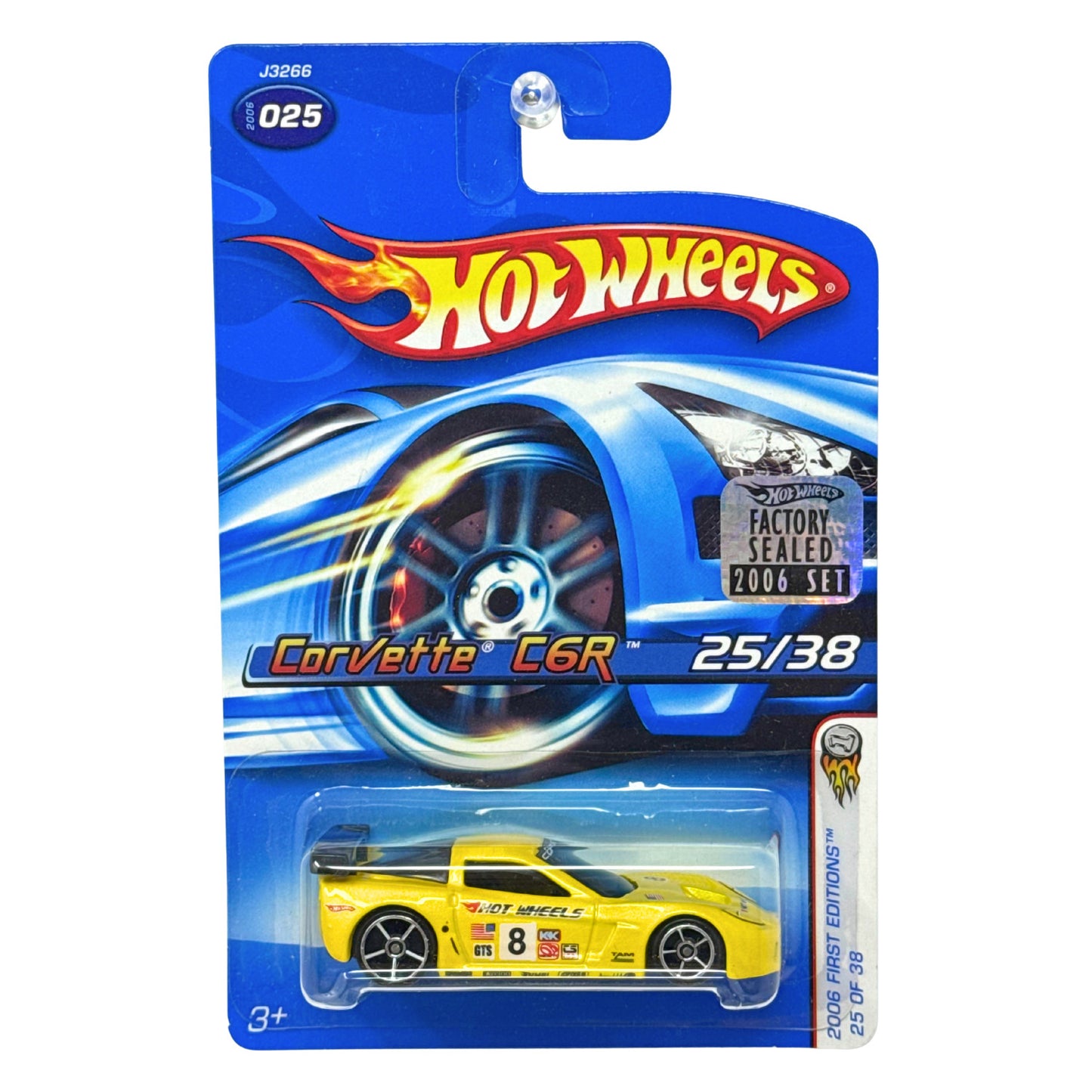 Hot Wheels First Editions Chevy Corvette C6R Yellow 1:64 Diecast Factory Sealed