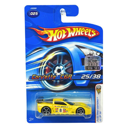 Hot Wheels First Editions Chevy Corvette C6R Yellow 1:64 Diecast Factory Sealed