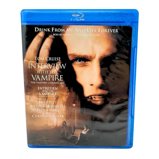 Interview with the Vampire (Blu-ray) Brad Pitt Horror Good Condition!!!