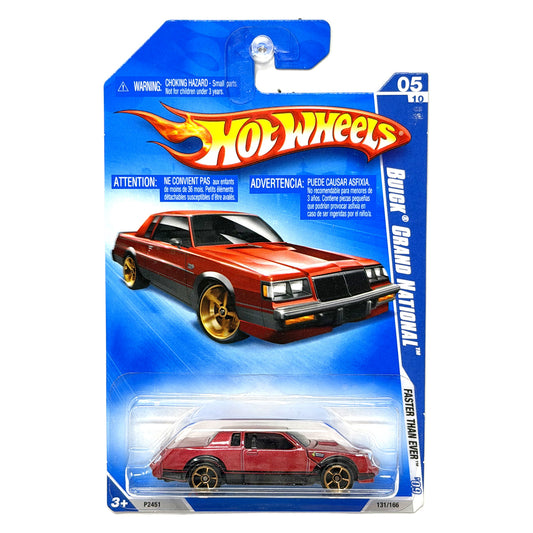 Hot Wheels Faster Than Ever Buick Grand National 1:64 Diecast Red