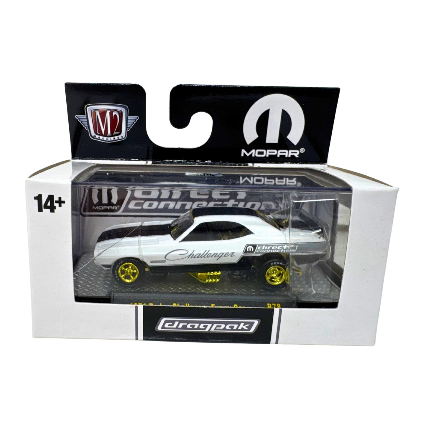 M2 Machines Mopar 1971 Dodge Challenger Funny Car CHASE 1:64 Diecast
