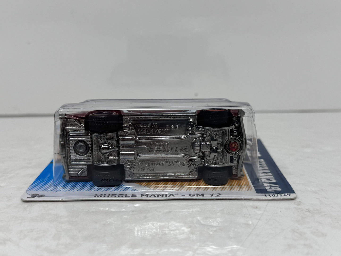 Hot Wheels Super Treasure Hunt 1967 Chevelle SS 396 1:64 Diecast Short Card