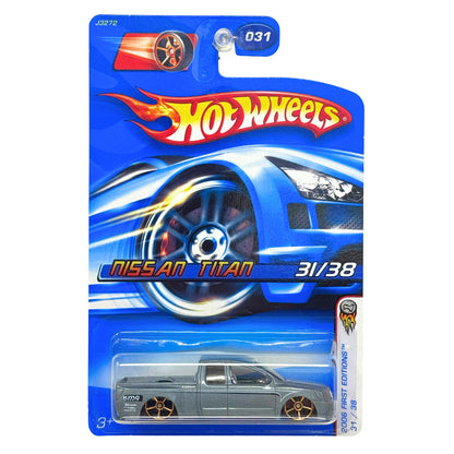 Hot Wheels 2006 First Editions Nissan Titan 1:64 Diecast Gray