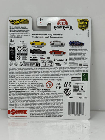 Hot Wheels Premium Ronin Run II 2007 Honda Civic Type R CHASE 0/5 1:64 Diecast
