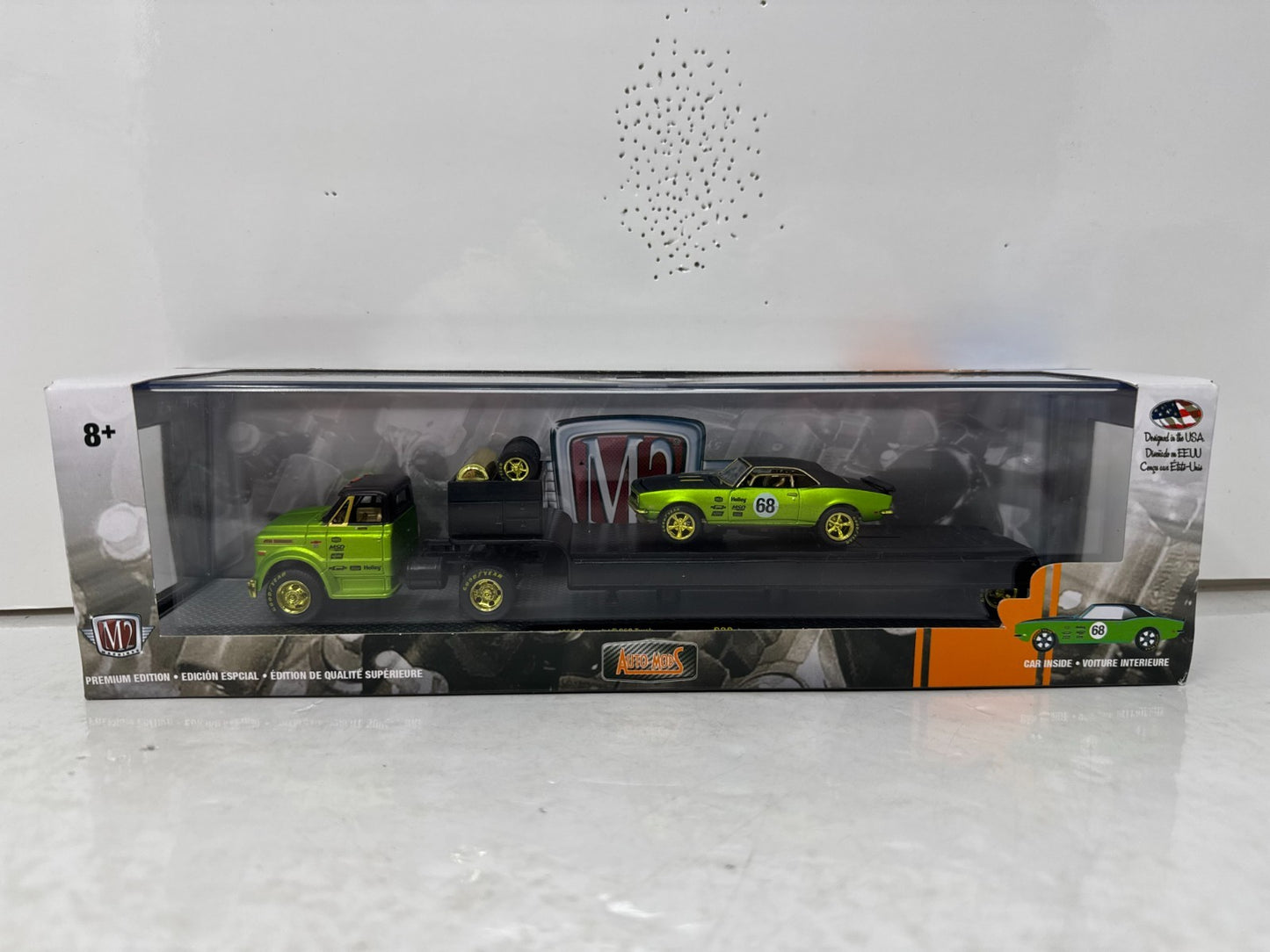 M2 Machines Auto Haulers 1960 Chevy C60 & 1968 Camaro SS CHASE 1:64 Diecast