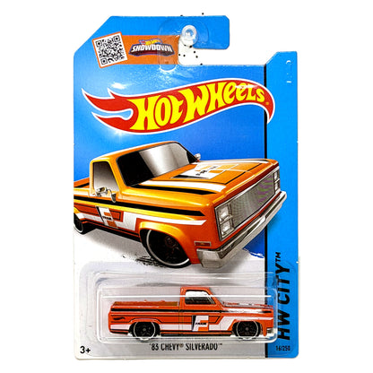 Hot Wheels City 1983 Chevy Silverado FRAM 1:64 Diecast Orange