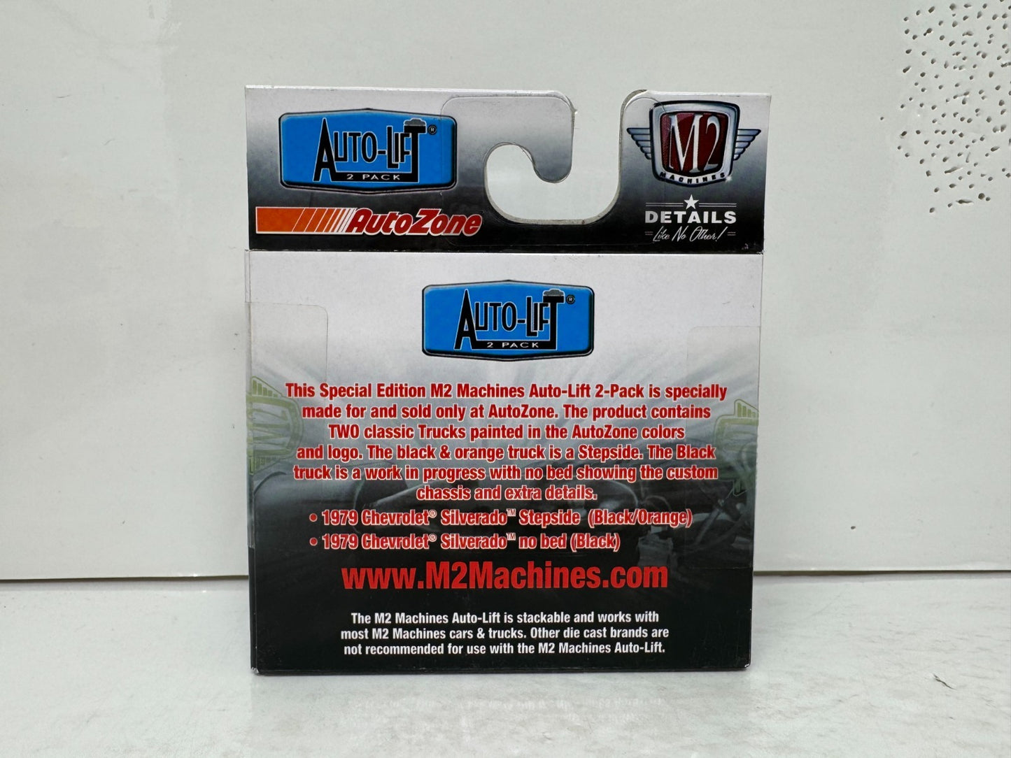 M2 Machines Auto Zone 1979 Chevrolet Silverado Lift 2-Pack 1:64 Diecast