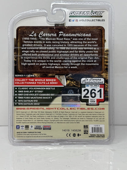 GreenLight La Carrera Panamericana Classic Volkswagen Beetle 1:64 Diecast