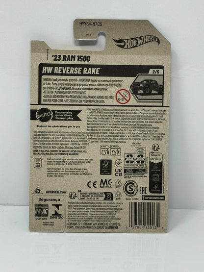 Hot Wheels Reverse Rake 2023 Ram 1500 1:64 Diecast