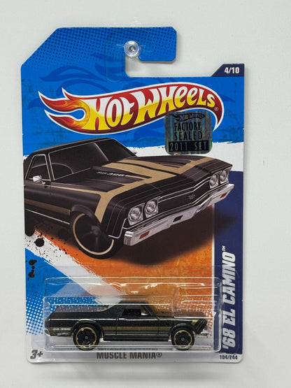 Hot Wheels Muscle Mania 1968 Chevy El Camino 1:64 Diecast Factory Sealed