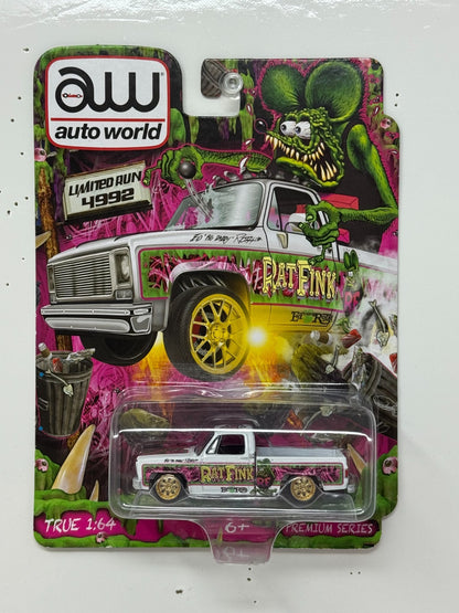 Auto World Rat Fink Chevrolet Silverado Premium Series 1:64 Diecast