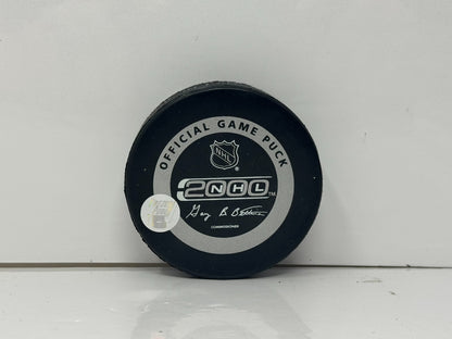 Bob Hartley Colorado Avalanche Signed NHL Autograph Puck Silver Auto