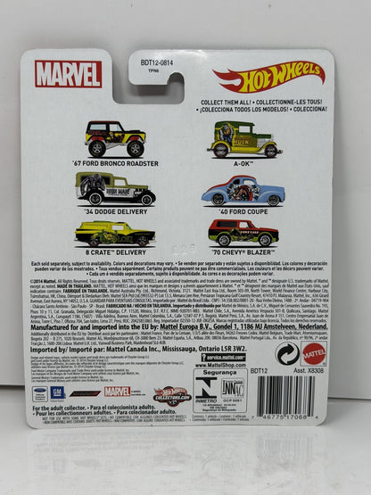 Hot Wheels Marvel Luke Cage 1970 Chevy Blazer 1:64 Diecast Real Riders