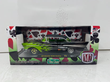 M2 Machines 1957 Chevrolet Bel Air Hardtop Wild Cards 1:24 Diecast