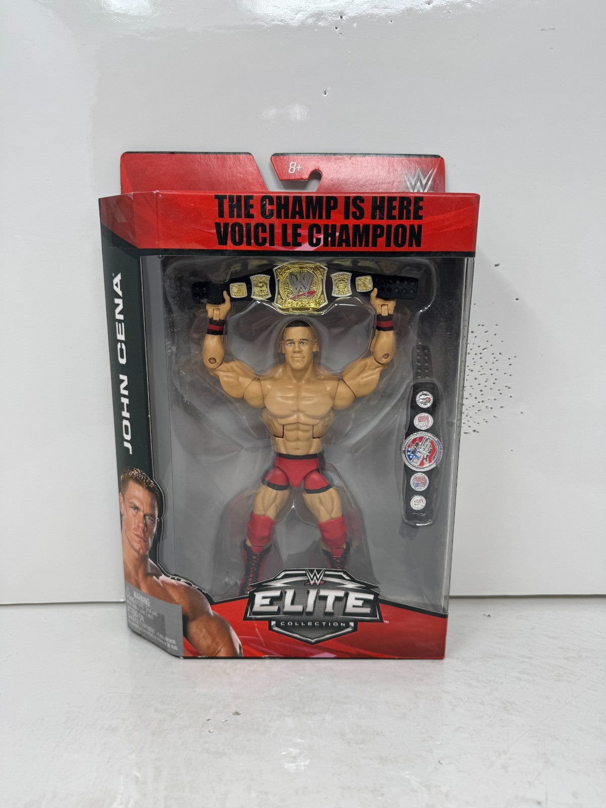 WWE Elite Flashback John Cena The Champ Is Here Action Figure Mattel