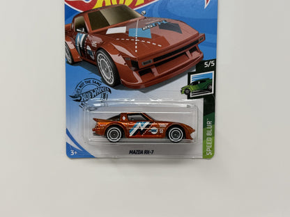 Hot Wheels Super Treasure Hunt Mazda RX-7 Speed Blur 1:64 Diecast STH