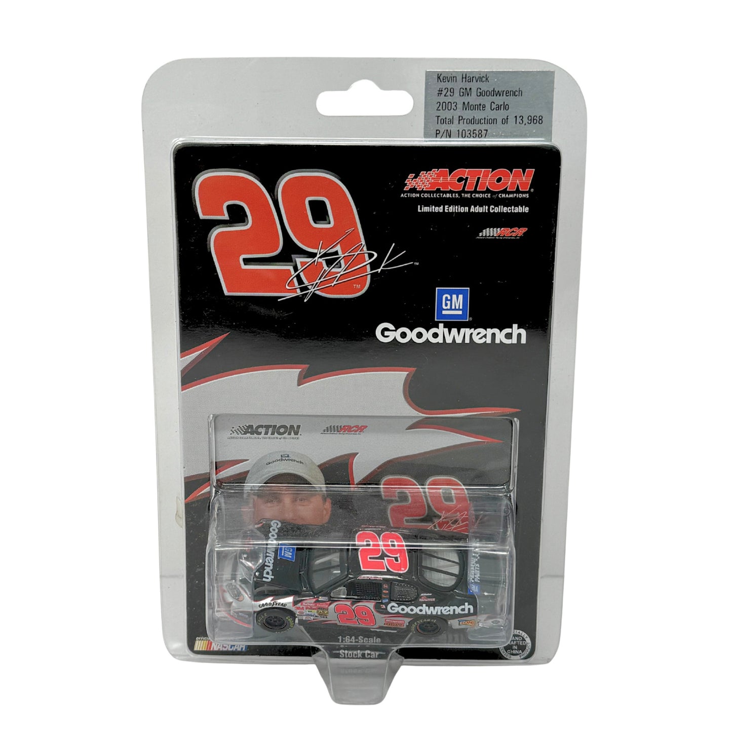 Action Nascar #29 Kevin Harvick GM Goodwrench 2003 Monte Carlo 1:64 Diecast