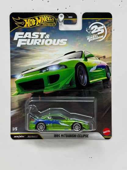 Hot Wheels Premium Fast & Furious 1995 Mitsubishi Eclipse 1:64 Diecast