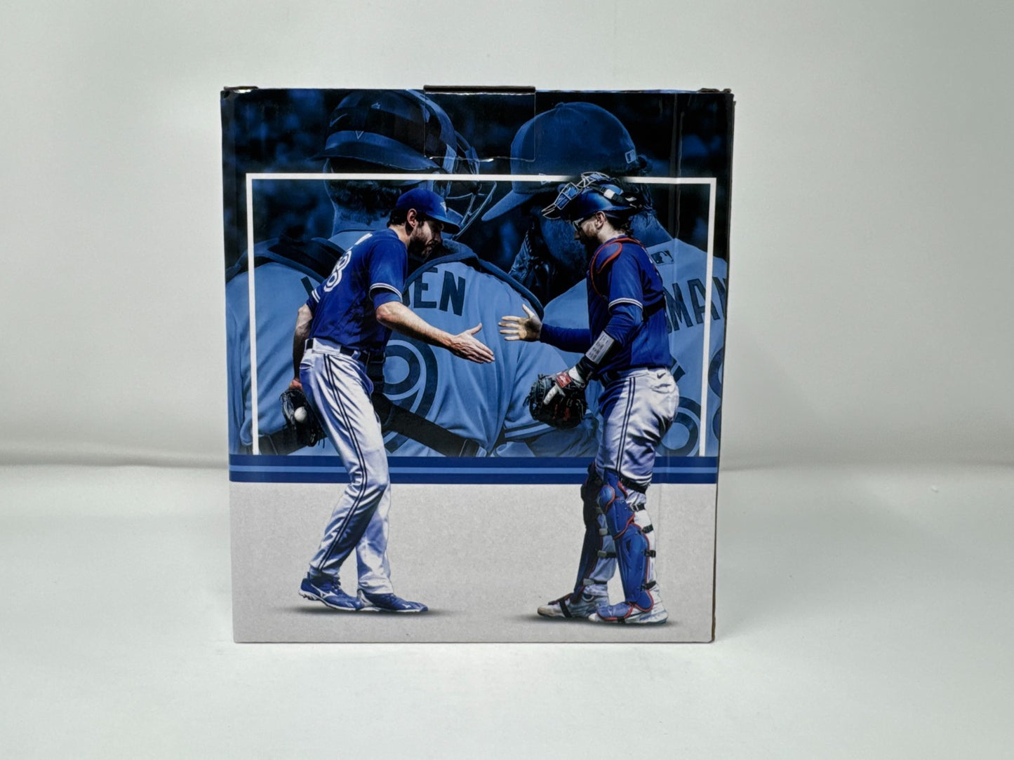 BDA Sports Toronto Blue Jays Jordan Romano & Danny Jansen Handshake Bobblehead