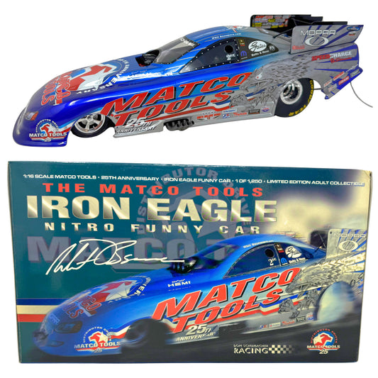 Milestone Whit Bazemore NHRA Matco Tools Iron Eagle Dodge Funny Car 1:16 Scale