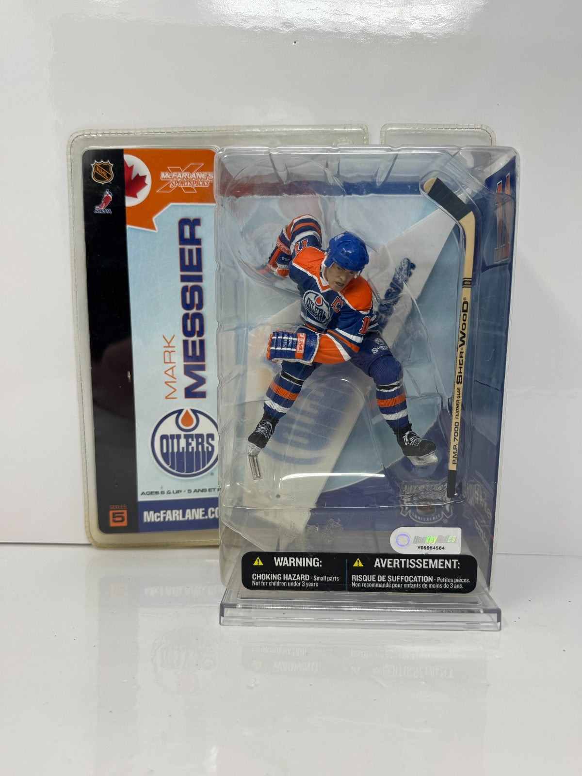 Mcfarlane NHL  Mark Messier Edmonton Oilers Blue Jersey Series 5 Figure