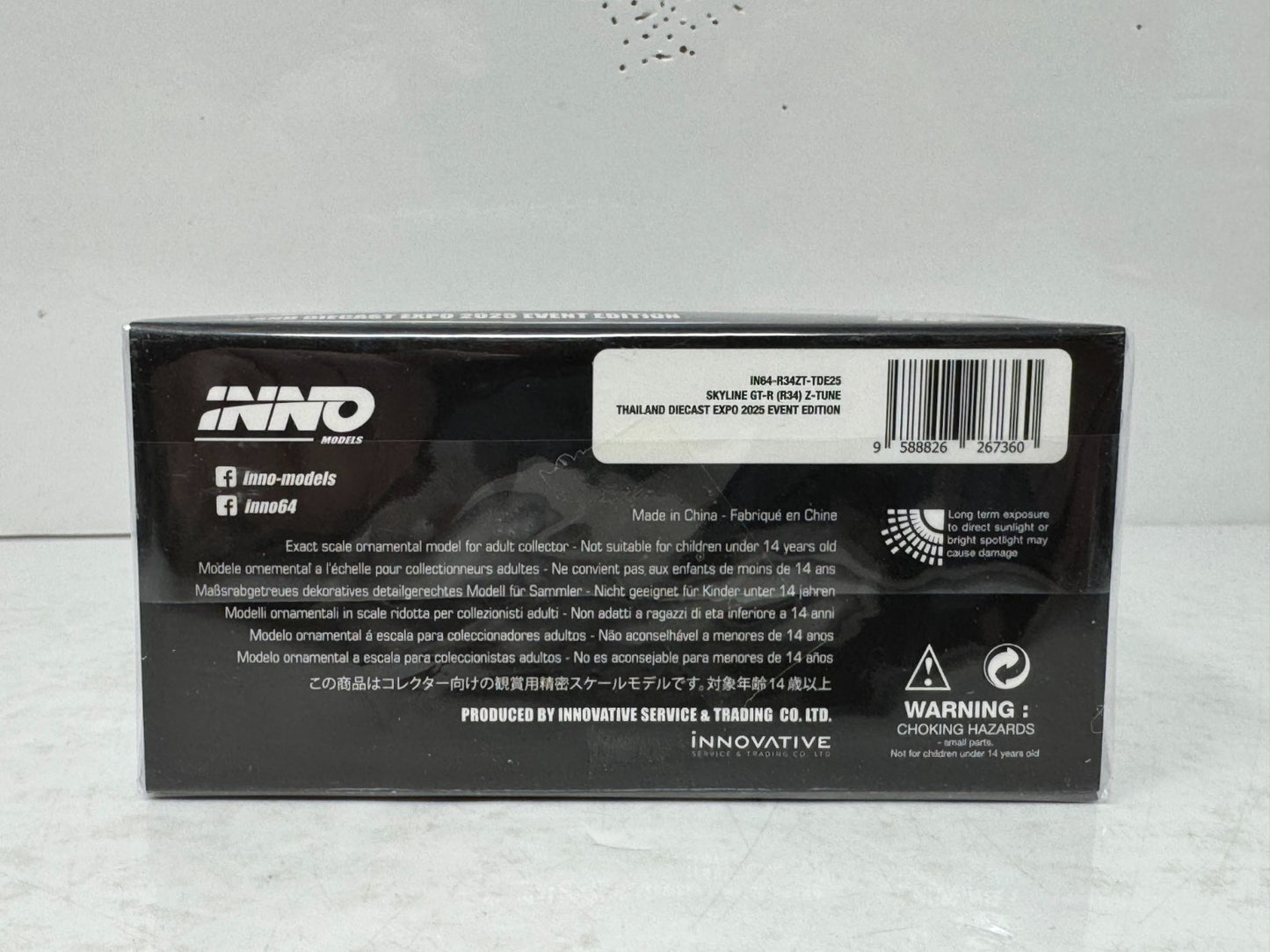 INNO64 Nissan Skyline GT-R R34 Thailand Diecast Expo 2025 1:64 Diecast