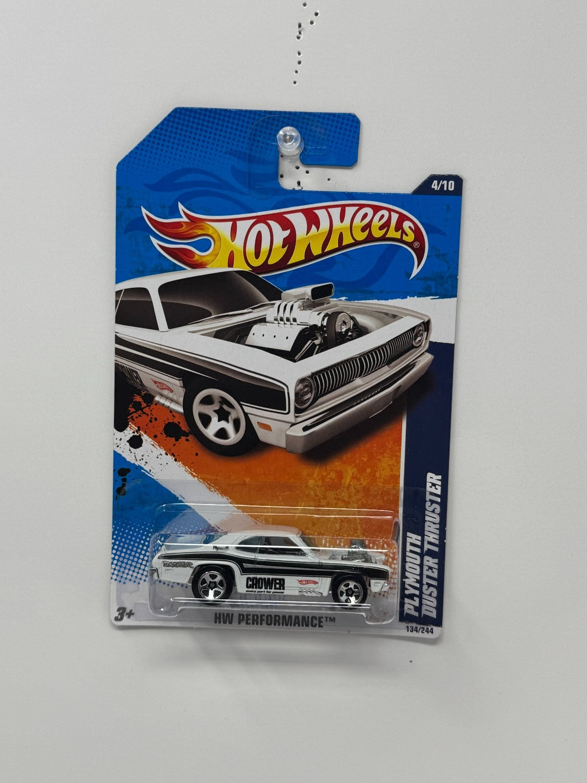 Hot Wheels Performance Plymouth Duster Thruster 1:64 Diecast White