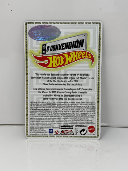 Hot Wheels 2015 Mexico Convention Ghostbusters Ecto-1 Glow 1:64 Diecast #3520