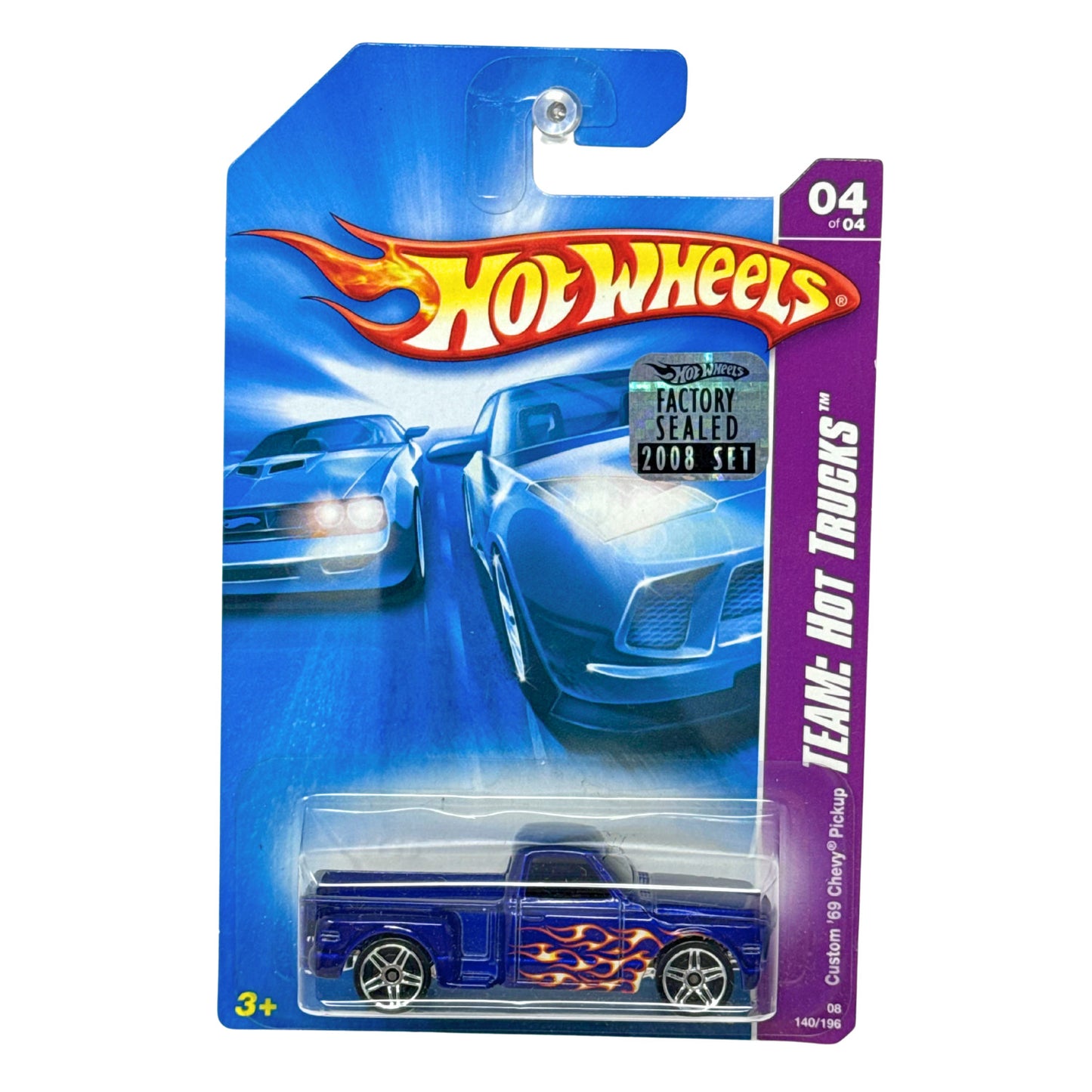 Hot Wheels Team Hot Trucks Custom 1969 Chevy Pickup 1:64 Diecast Factory Sealed