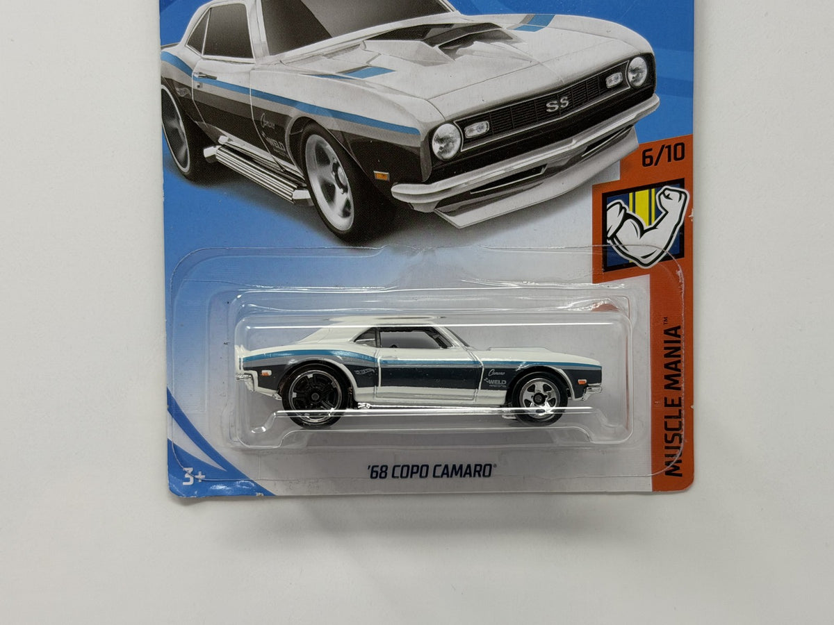 Hot Wheels Muscle Mania 1968 COPO Camaro 1:64 Diecast White