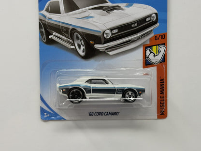 Hot Wheels Muscle Mania 1968 COPO Camaro 1:64 Diecast White